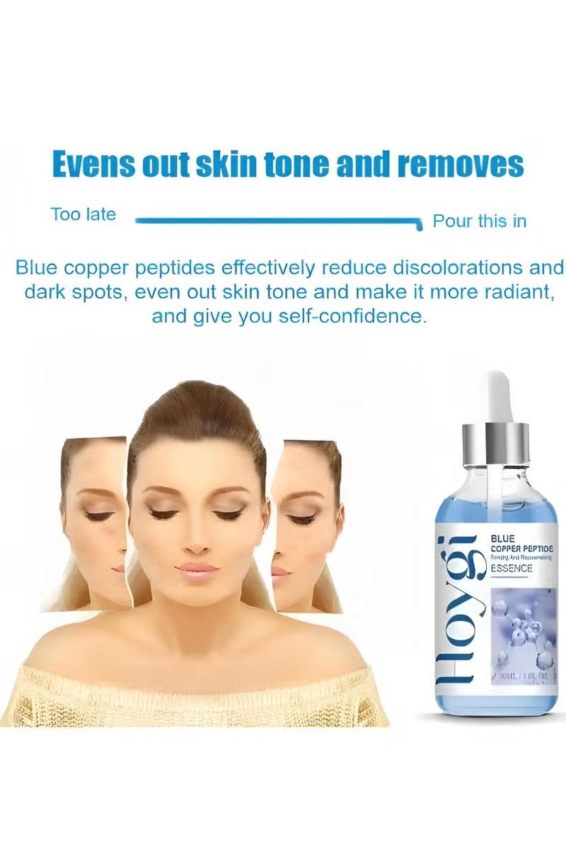 Hoygi Copper Peptide Anti-Aging Serum 30ml - Clinically Proven Wrinkle Reduction & Skin Firming Treatment with GHK-Cu, Brightening Essence for Radiant Face (Lab-Tested Formula) - Image 5