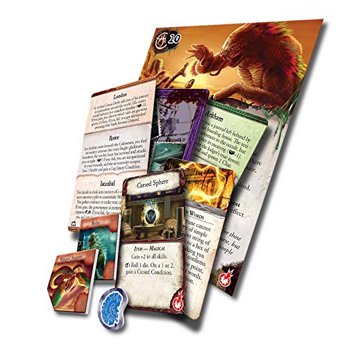 Asmodee Eldritch Horror Forsaken Lore Board Game EXPANSION - Unearth New Mysteries and Face Ancient Terrors! Mystery Game for Adults, Ages 14+, 1-8 Players, 2-4 Hour Playtime, Made by Fantasy Flight Games - Image 3