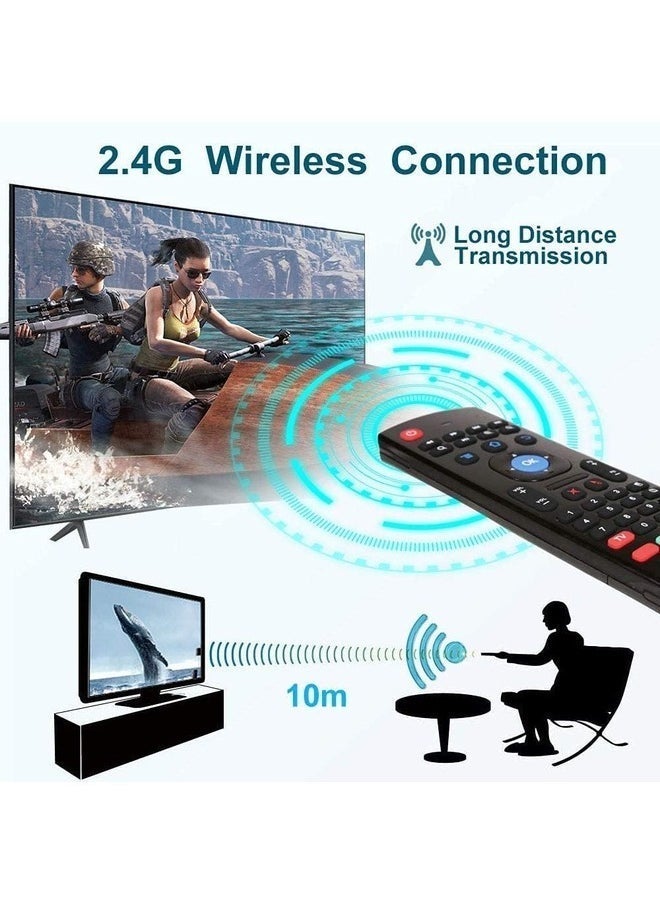 MX3 Pro 2.4G Wireless Air Mouse with Voice Control & Mini Keyboard - Ideal for Android Projectors & Smart TVs - Image 4