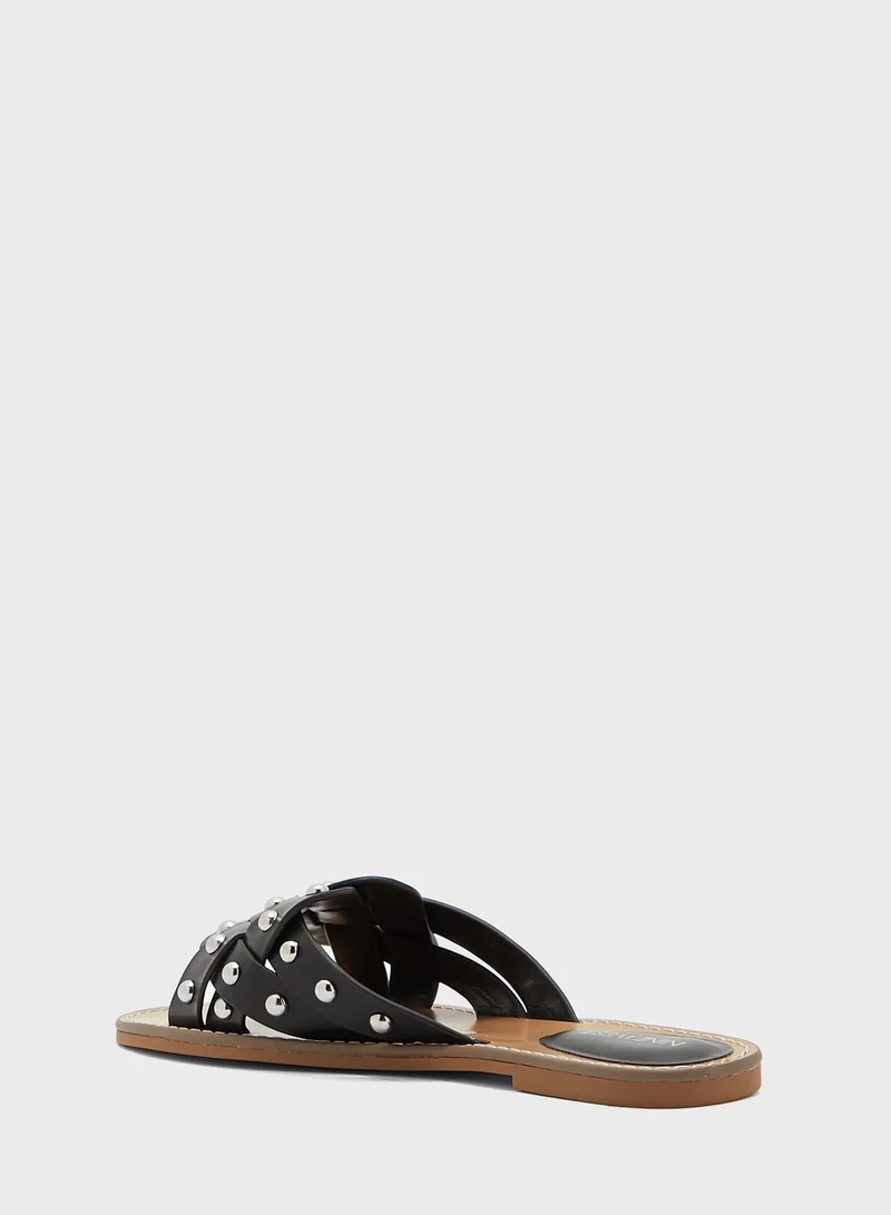 NINE WEST Rivet Detailed Sandals