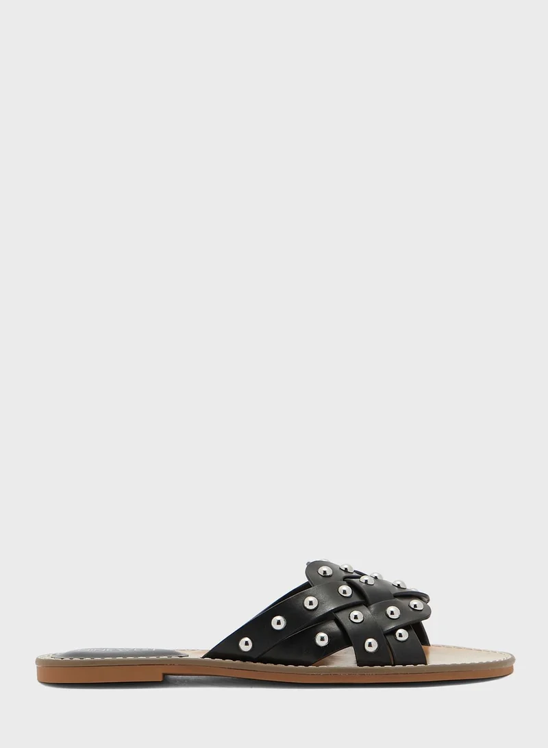 NINE WEST Rivet Detailed Sandals
