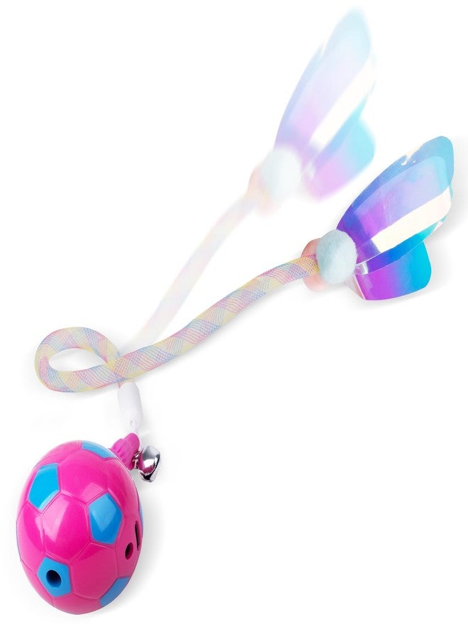 all for paws Interactive Cat Toy Ball for Indoor Cat, Automatic Rolling Ball with Elastic Mesh Tail for Bored Adult Cats - Image 1