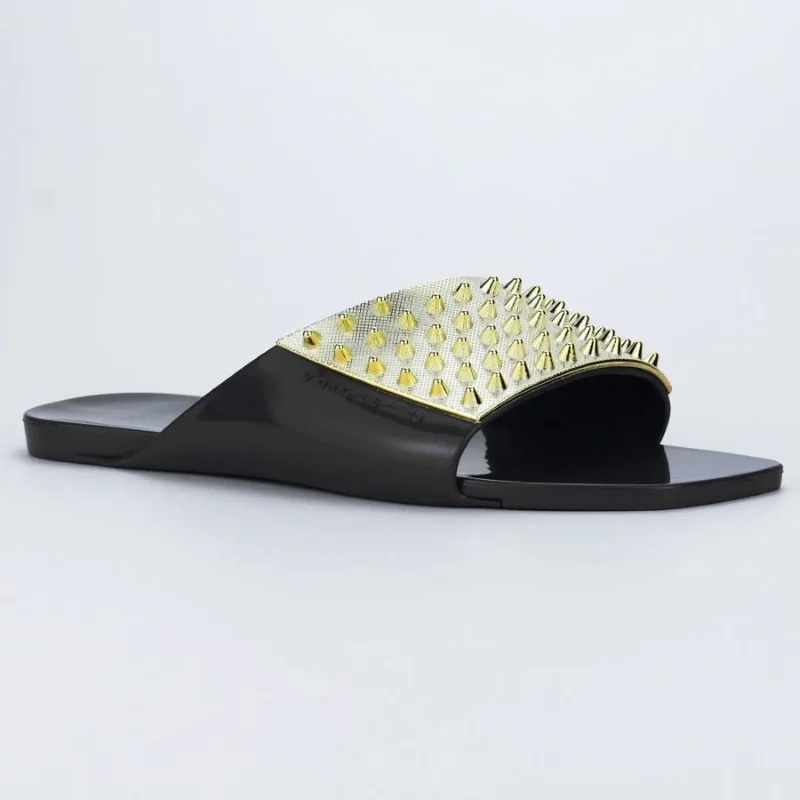 Voices Voices Women'S Flip Flops, Avolto Punk 2K - 010.00004, Color - Black