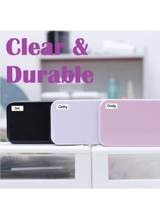 فوميمو لفات ورق ملصقات ذاتي اللصق متعدد الأغراض أبيض مقاس 3/4 بوصة × 3/8 بوصة (20 × 10 مم) لآلة صنع الملصقات Phomemo M200/M110/M220/M221/M120/M221/M260/M150/M250 Bluetooth، 600 ملصق/لفة، أسود على أبيض - Image 5