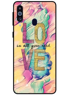 EYE CATCH Protective Case Cover For Samsung Galaxy M40 Smart Series Printed Protective Case Cover for Samsung Galaxy M40 Love Is All You Need  - Image 1