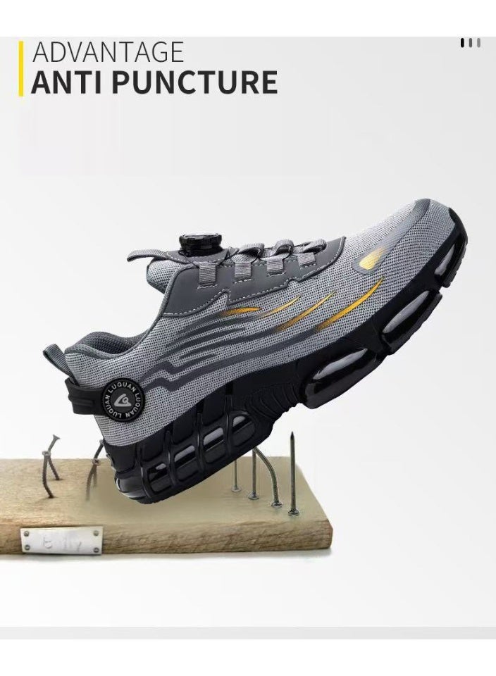 سكاي فيو أحذية بمقدمة فولاذية للرجال والنساء، أحذية عمل بمقدمة مركبة، أحذية رياضية آمنة، خفيفة الوزن، تصميم غير قابل للتدمير، مقاومة للثقب، مقاسات من 41 إلى 46 - Image 3