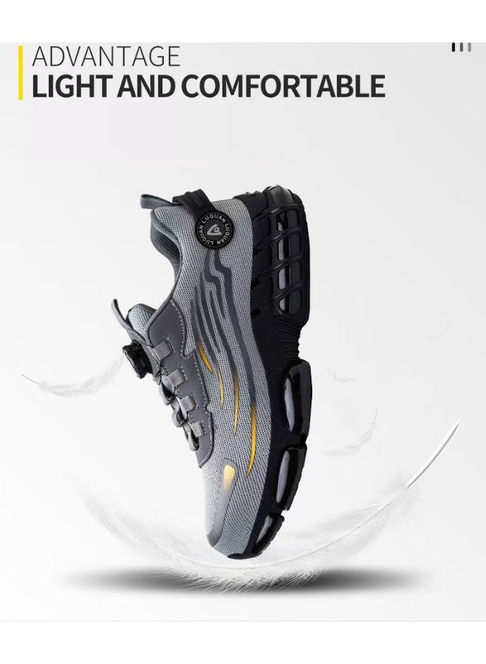 سكاي فيو أحذية بمقدمة فولاذية للرجال والنساء، أحذية عمل بمقدمة مركبة، أحذية رياضية آمنة، خفيفة الوزن، تصميم غير قابل للتدمير، مقاومة للثقب، مقاسات من 41 إلى 46 - Image 4