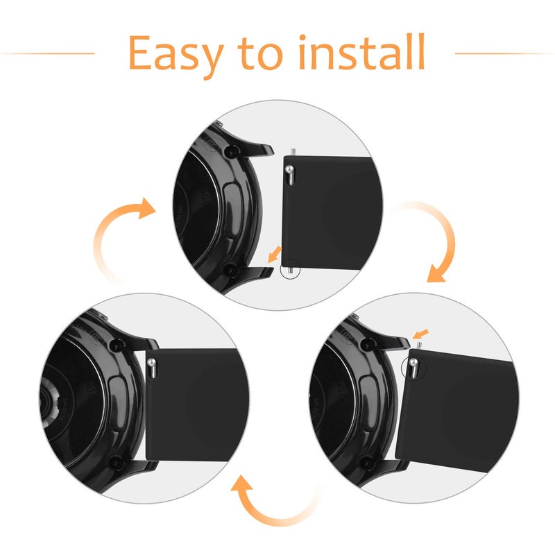 Vanjua Bands Compatible with Garmin Venu 2 Plus / Venu Sq / Venu / Vivoactive 3 Watch Band Women Men, Soft Silicone Sport Replacement Strap for Garmin Vivomove Sport, Vivoactive 3 Music, Forerunner - Image 5