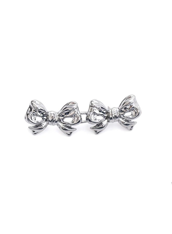 Bowknot Button Adjuster for Pants and Skirts Waist Tightener Adjustable Waist Buckle for Jeans No Sewing Required 
