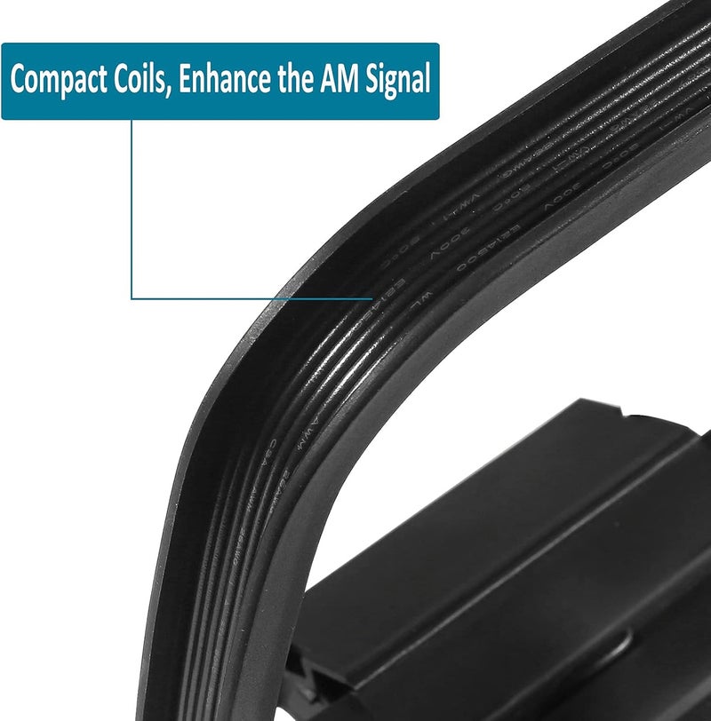 AEDIKO AM Loop Antenna 2 Pin Bare Wire Antenna for Indoor Radio Bluetooth Home Stereo Receiver AV AudioTheater - Image 3