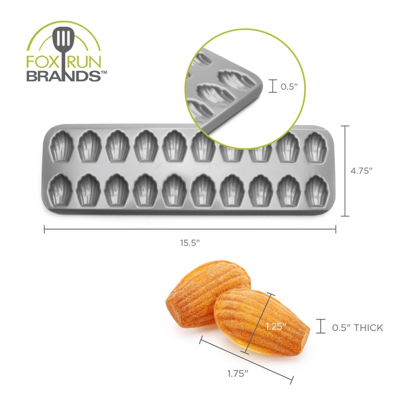 Fox Run Mini Madeleine Pan, 20-Cup, Non-Stick - Image 4
