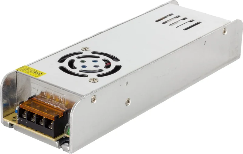 AYT Powermaster 12 Volt 40 Ampere 480 Watt Metal Case Adapter Strip LED Security Camera Adapter 12V-40A