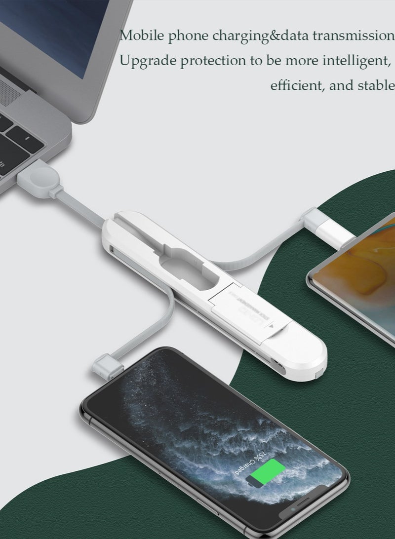 3 in 1 Retractable Charging Cable,Phone Charger Cord,USB Charger Cords for Multiple Devices,Road Trip Essentials, Type C/Micro USB Port for Cell Phones/Samsung Galaxy/LG/Huawei/Tablets/PS  More - Image 5