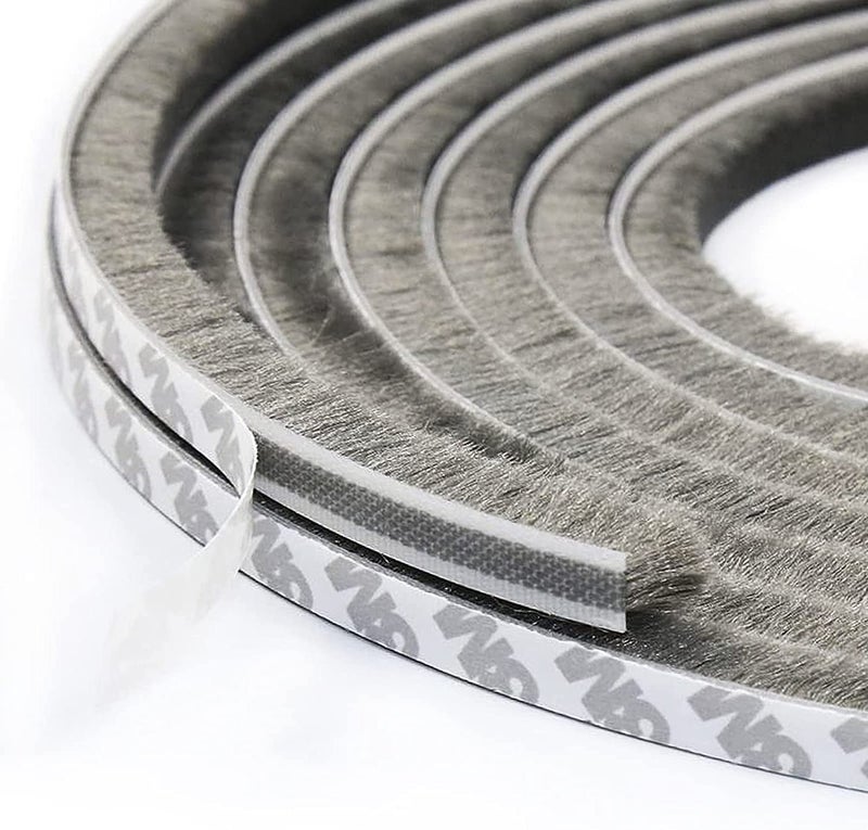 HETZON SALES HETZON SALES Self Adhesive Strip Seal Strip for Windows and Doors Door Brush Seal Strip for Sliding Door Window Frame Wind Blocker Dust Proof Soundproof Window Sealing Strips 10 Meter  - Image 1