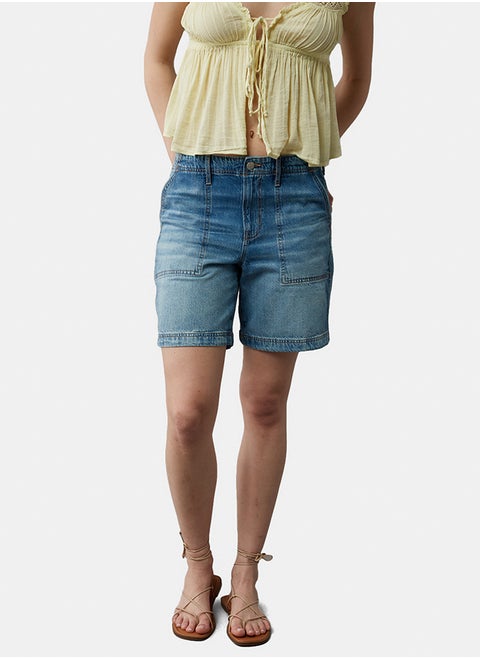 AE Strigid 8" Perfect Denim Bermuda Carpenter Short