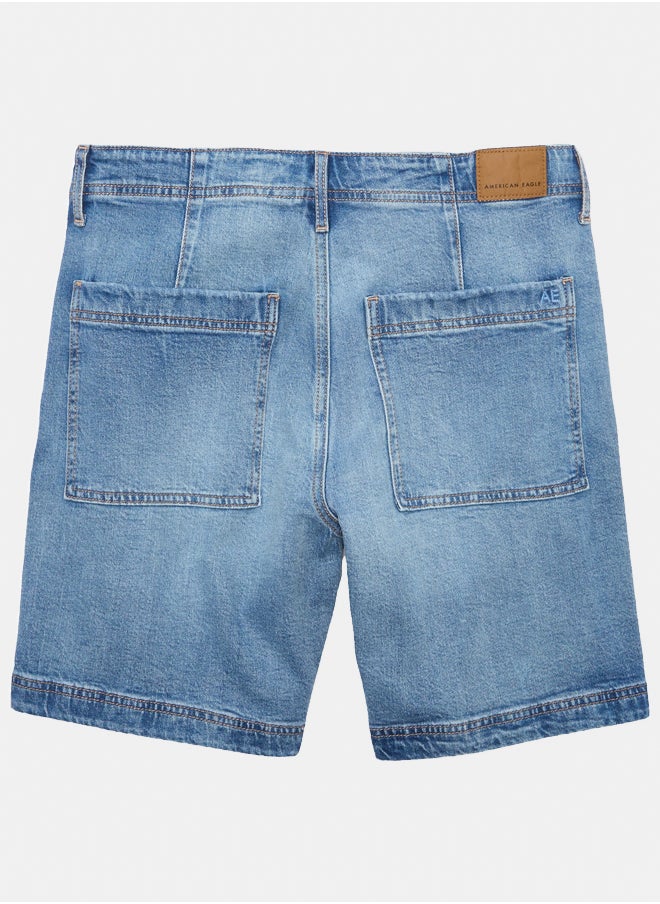American Eagle - AE Strigid 8" Perfect Denim Bermuda Carpenter Short - Image 1