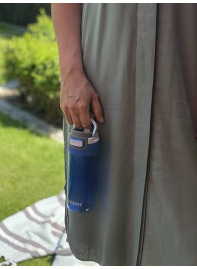 Kambukka Elton Tritan Water Bottle – 500 ml Leak-Proof with 3-in-1 SnapClean™ Lid (Ocean Blue) - Image 5