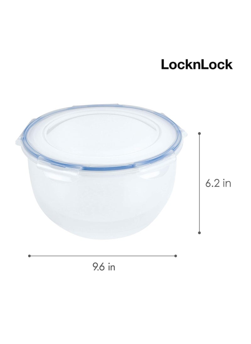 LOCK & LOCK - LocknLock 4L Salad Bowl  – Airtight, BPA-Free Container with Drainage Tray for Fresh Salads - Image 1