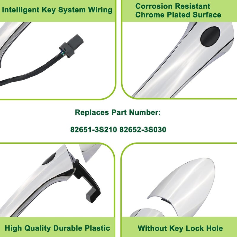 omoZone Exterior Door Handle for Hyundai Sonata - Image 5