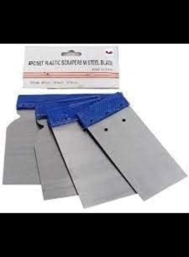 ABBASALI 4pcs Metal Scrapper Set