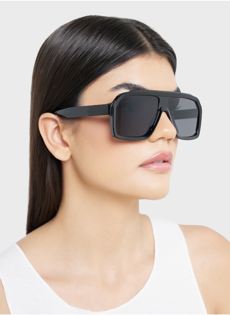Ginger Oversized Len Sunglasses  - Image 4