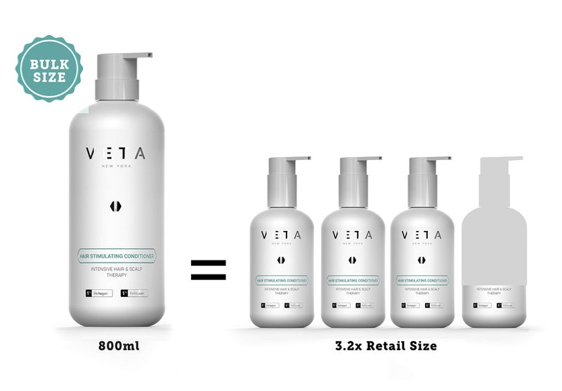 Hair Stimulating Conditioner For Hair Loss, Anti-Aging Hair Moisturizer.Repair and Strengthen Hair. Suitable for All Hair Types. No Harsh Chemicals. Paraben and Sulfate Free â€“ 27 fl. oz - Veta