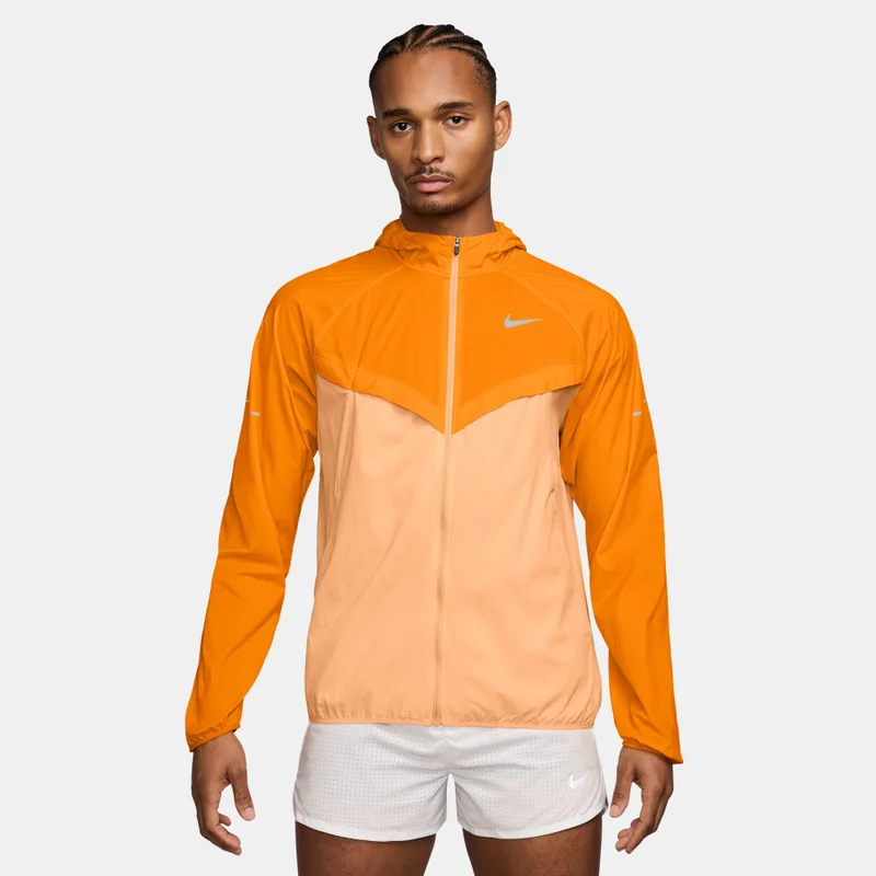 Nike Orange Men's Stride Repel UV Running Jacket for Men | Best Price UAE