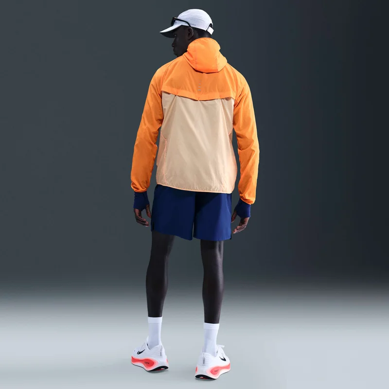 Nike Orange Men's Stride Repel UV Running Jacket for Men | Best Price UAE