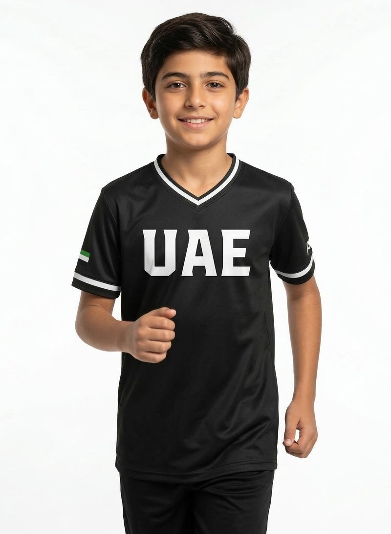 Baseball United UAE Baseball National Team Kids' Lifestyle V-Neck Jersey - Image 2