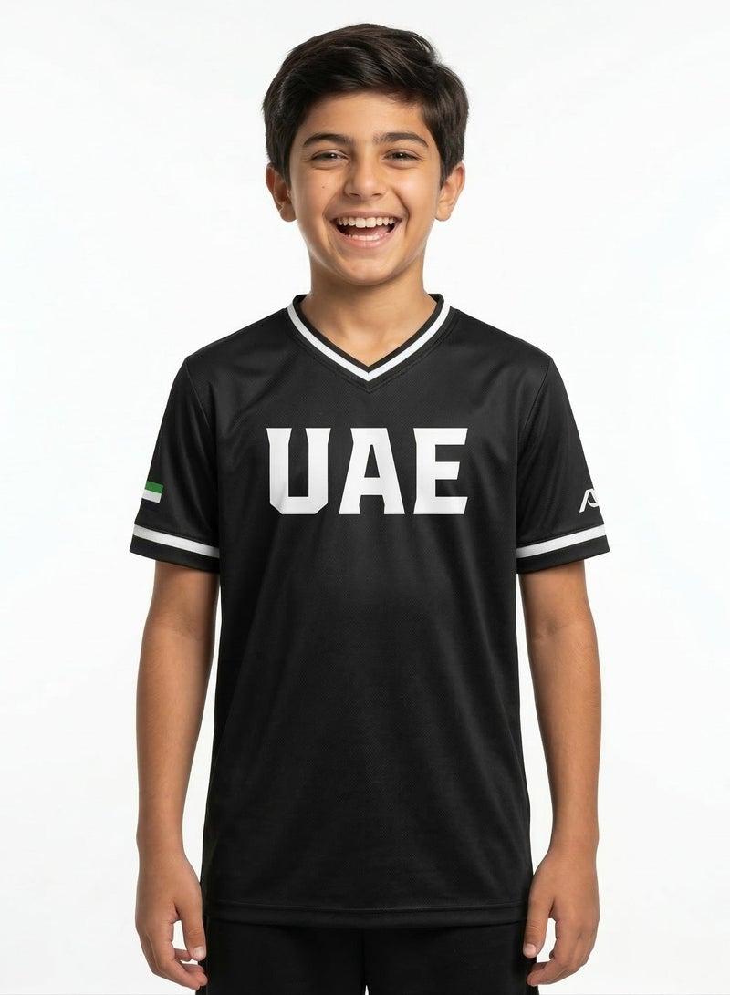Baseball United UAE Baseball National Team Kids' Lifestyle V-Neck Jersey - Image 3