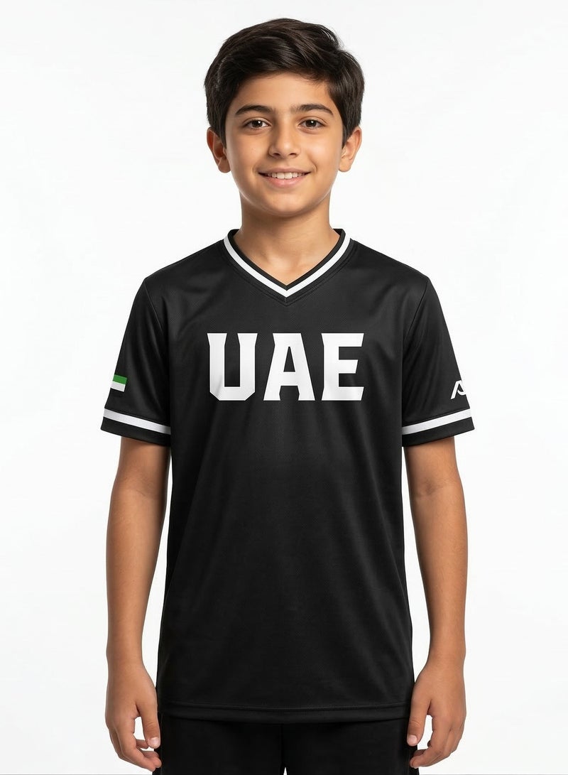Baseball United UAE Baseball National Team Kids' Lifestyle V-Neck Jersey - Image 1