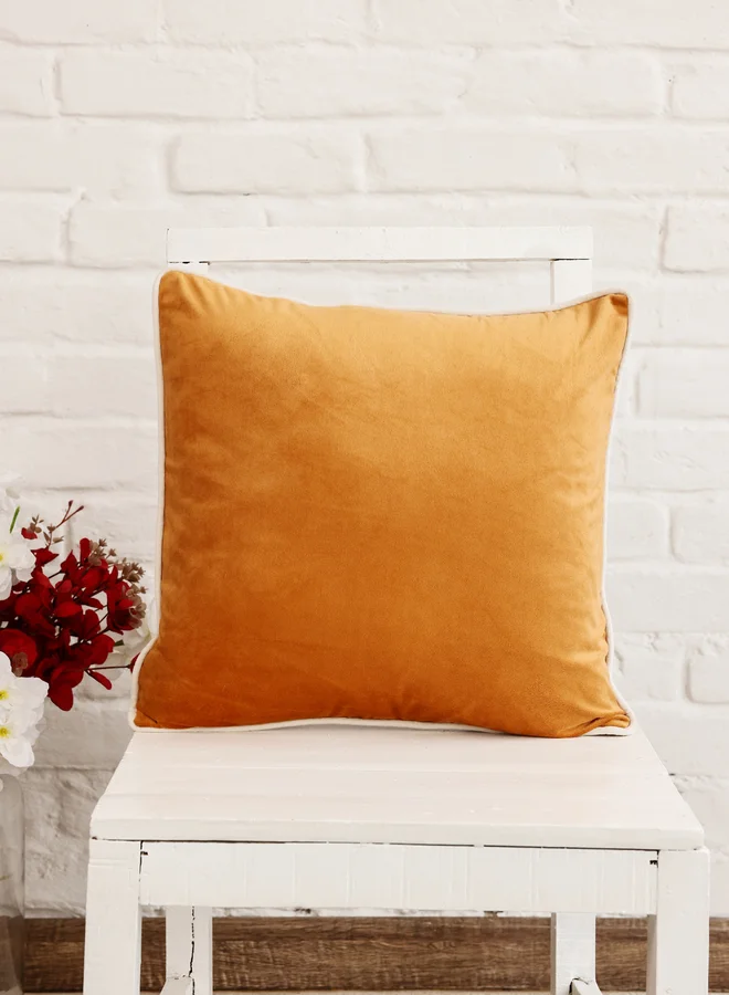sanskrutihomes sanskrutihomes Plain Velvet Cushion Cover - 45x45cm