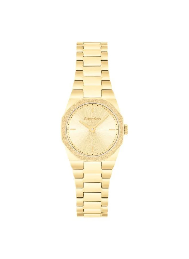 25100142 Geometric Elegance Analogue Watch