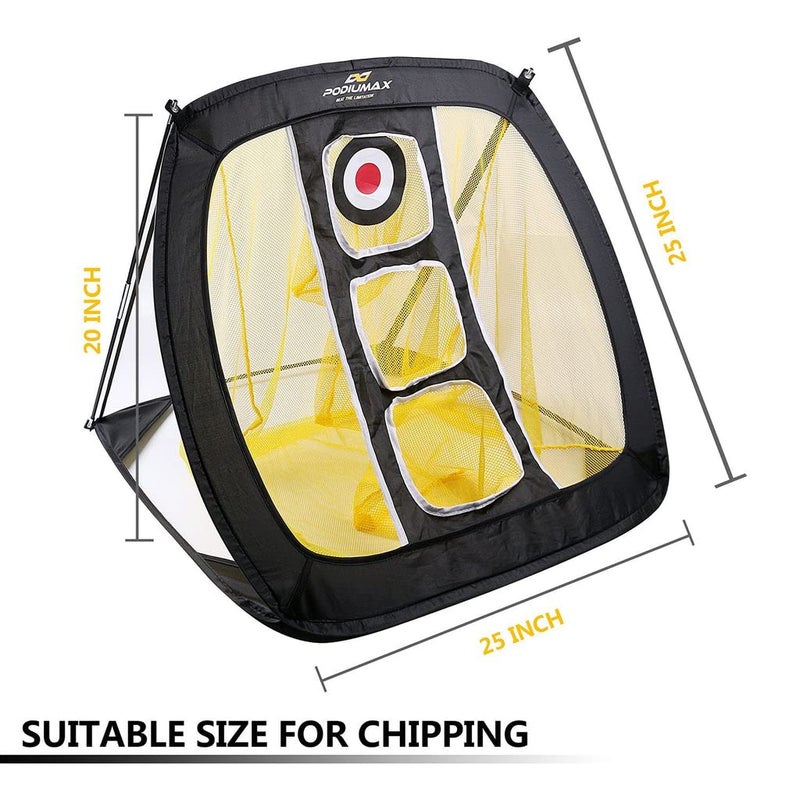 PodiuMax Pop Up Golf Chipping Net, Indoor/Outdoor Golfing Target Net for Accuracy and Swing Practice - Image 4