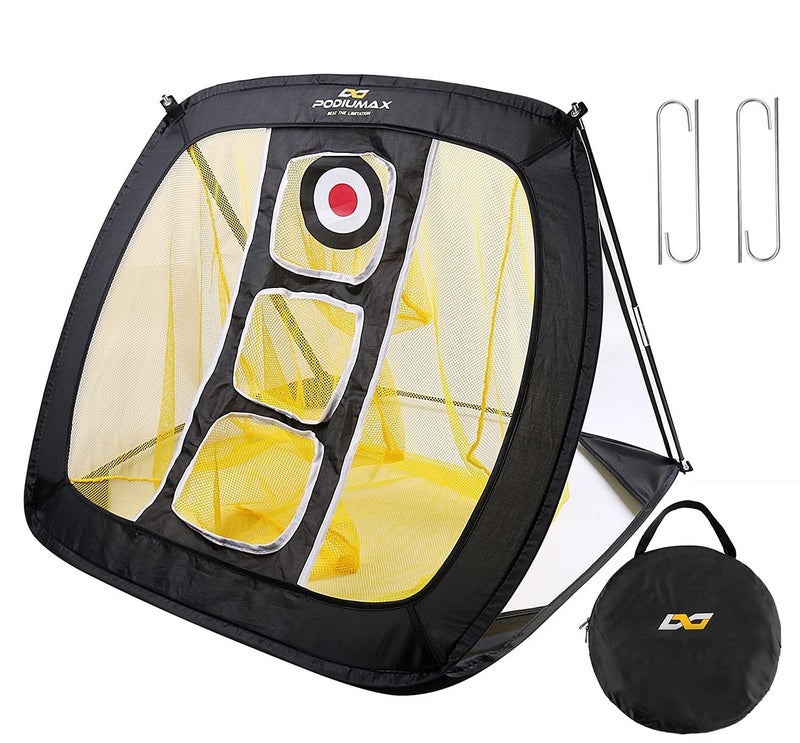 PodiuMax Pop Up Golf Chipping Net, Indoor/Outdoor Golfing Target Net for Accuracy and Swing Practice - Image 1