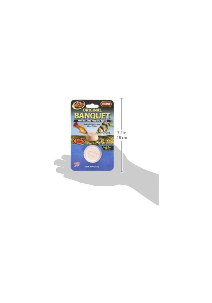 Zoo Med Original Banquet Time Release Feeding Block for Fish, 0.45-Ounce - Image 4
