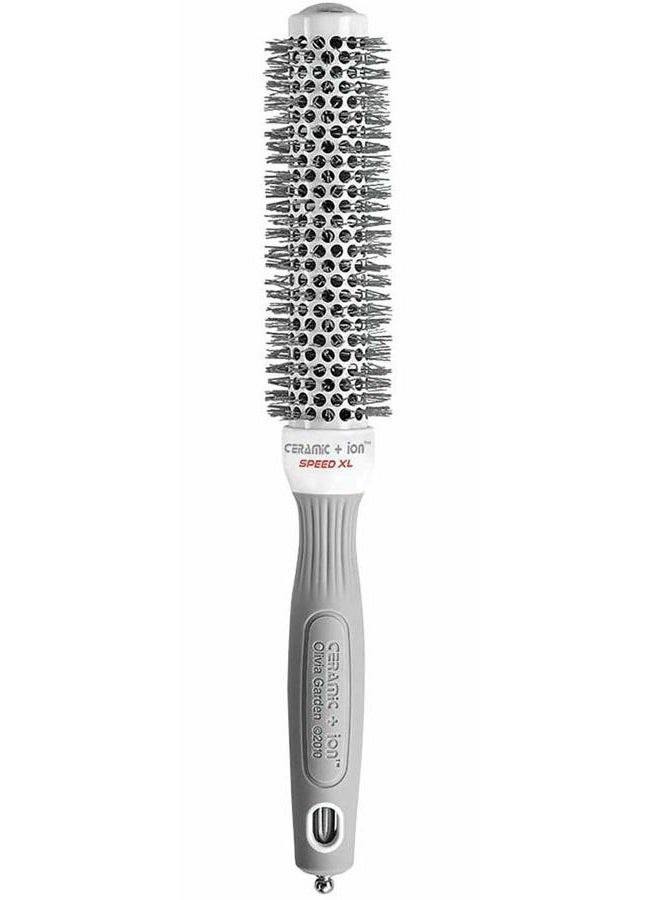 Olivia Garden Ceramic + Ion Round Thermal Hair Brush, CIXL-25 (1") - Image 1