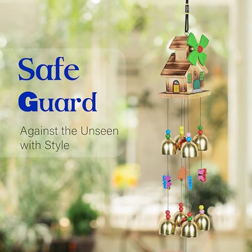 Hindcraft Outdoor Wind Chimes for Garden, Balcony & Patio Decor | Premium Metal Tube Wind Chimes with Deep Relaxing Sound Decorative Hanging for Home Entrance, Backyard & Terrace - Image 4