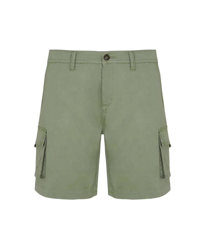 Camicissima BERMUDA WITH POCKETS COTTON TWILL BERMUDA GARMENT DYED