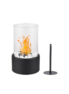 Bioethanol Fireplace Tabletop Fire Pit Bio Fireplace Bowl Pot for Indoor Outdoor Home Garden Balcony  Decor Birthday Gifts Long Time Burning and less