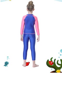 Loquat Children's Wetsuit 2.5MM Separate Body Warm Swimsuit For Boys And Girls Long Sleeve Winter Diving And Surfing Jellyfish Pink  - Image 2