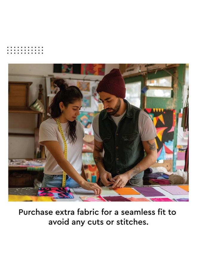 Encasa XO Fine Chenille Solid Fabric By Meters 54 Inches Wide|220 Gsm And 155 Tc|Ideal For Curtain,Cushion,Upholstery,Bags|1 Meter Multiple|Cream - Image 4