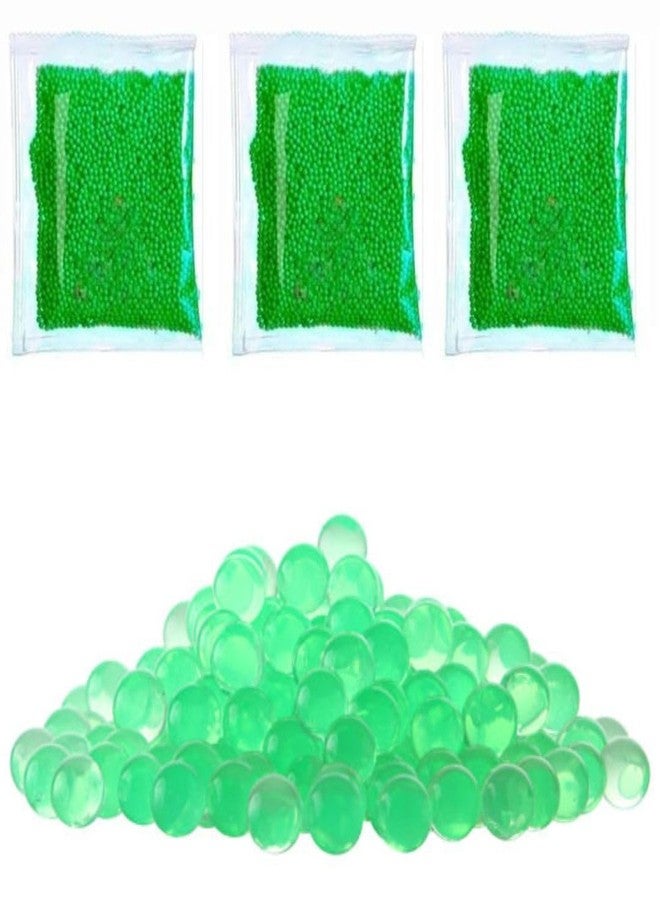 COOLCOLD Gel Blaster Refill Ammo – Approx 30,000 Rounds of 7-8mm Non-Toxic Water Beads for Gel Guns – Safe for Adults 15+ – Transparent Green Gel Bullets – Also Ideal as Home Decor Vase - Image 1