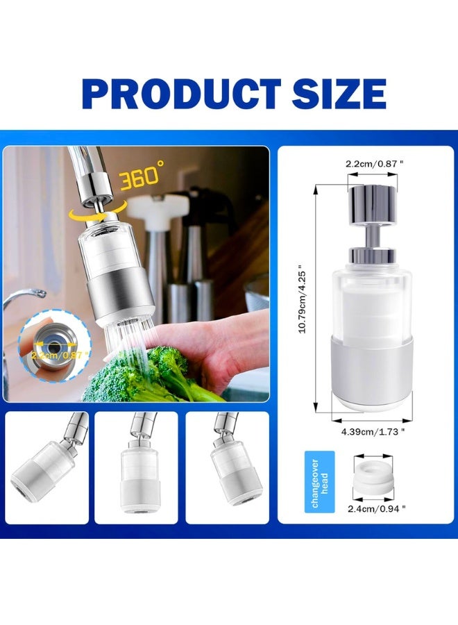 Chase Up Faucet Water Filter for Kitchen Sink – Purifier with Stainless Steel Connector, Removes Chlorine & Heavy Metals – Ideal for Hard Water Homes, Clean Drinking, Easy Install - Image 4