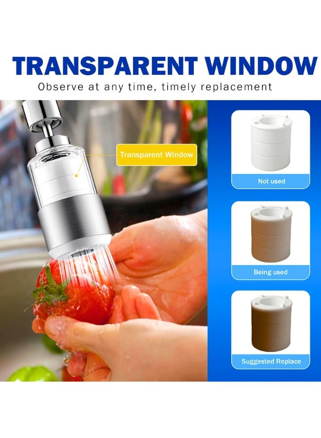 Chase Up Faucet Water Filter for Kitchen Sink – Purifier with Stainless Steel Connector, Removes Chlorine & Heavy Metals – Ideal for Hard Water Homes, Clean Drinking, Easy Install - Image 2