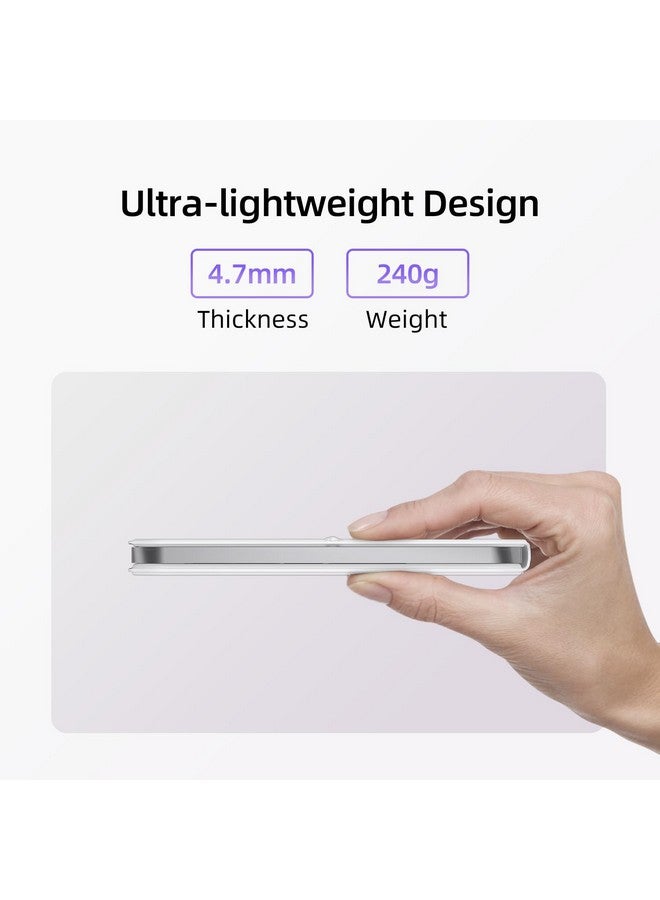 HOU Keyboard Case for iPad Mini 7th (A17 Pro, 2024) & 6th (2021) 8.3-inch, Ultra Slim Folio Type of Keyboard, Power Display, Magnetic Protective Cover Support iPad Mini 6/7 - Image 4