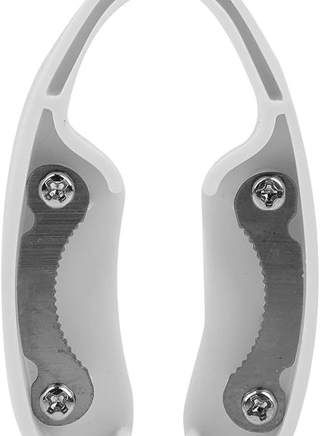 قاطع ورق القصدير الأبيض وفتاحة زجاجات النبيذ من الفولاذ المقاوم للصدأ، ملحق منزلي - Image 2