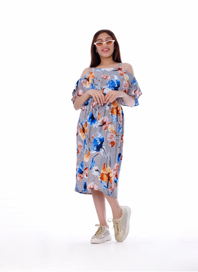 BEBO - Girls Off Scholder Dress - Image 1