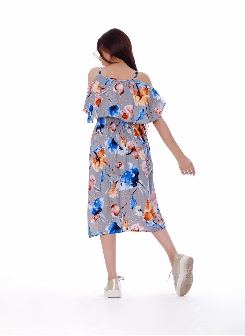 BEBO - Girls Off Scholder Dress - Image 1