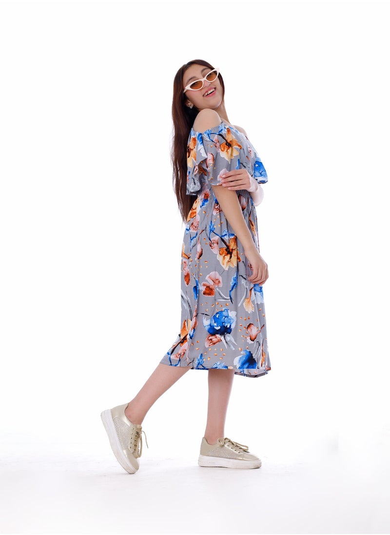 BEBO - Girls Off Scholder Dress - Image 1